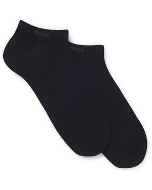 BOSS Two-Pack Of Ankle-Length Socks - Blue