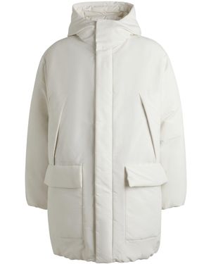 HUGO Wasserabweisender Parka Mit Baumwoll-Haptik - Weiß
