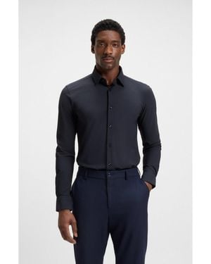 BOSS Slim-Fit Shirt - Blue