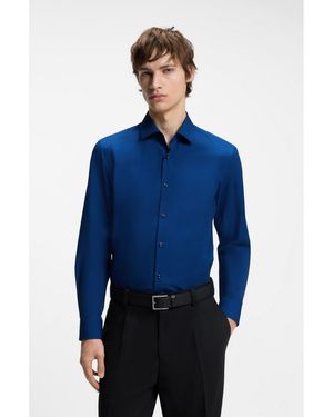 HUGO Slim-Fit Shirt - Blue