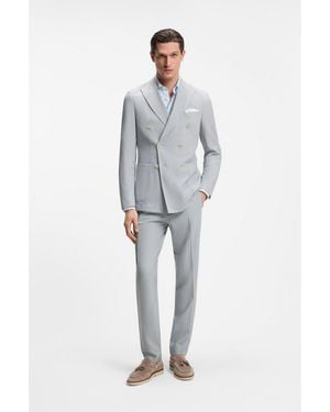 BOSS Two-Piece Slim-Fit Suit - Grey