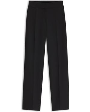 HUGO Pantalones De Pernera Ancha En Tejido Elástico - Negro