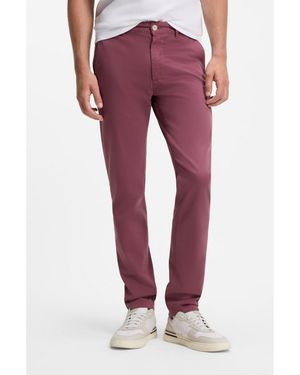 BOSS Slim-Fit Trousers - Red