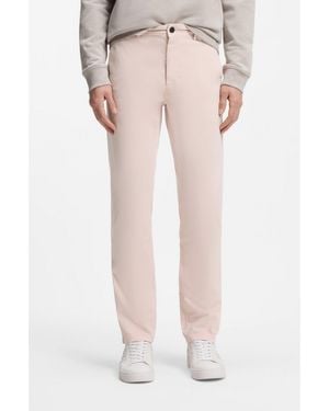 BOSS Slim-Fit Trousers - Pink