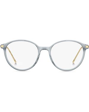 BOSS Montura Para Gafas Graduadas Azul Grisáceo Con Acabados En Tono Dorado - Multicolor