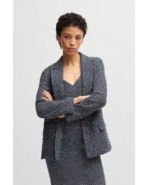 BOSS Relaxed-Fit Blazer - Grey