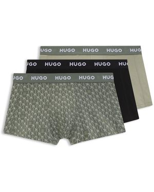 HUGO 3-Pack Trunks - Green