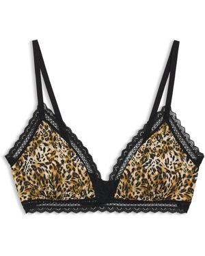 HUGO Triangle Bra With Lace Trims - Zwart