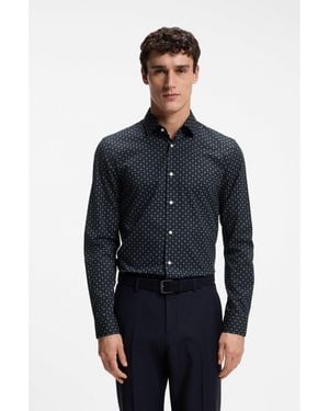 BOSS Slim-Fit Business Shirt - Blue