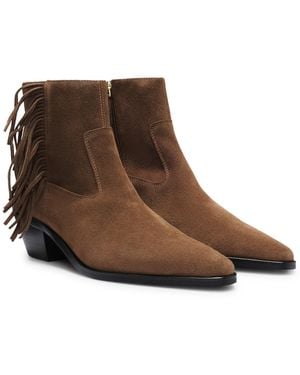 BOSS Slip-On-Boots - Braun