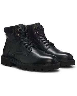 BOSS Lace-Up Boots - Black