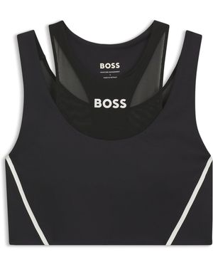 BOSS Active Sport-Bh - Schwarz