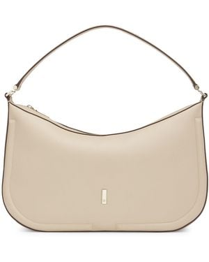BOSS Bolso Hobo Ariell De Piel - Neutro