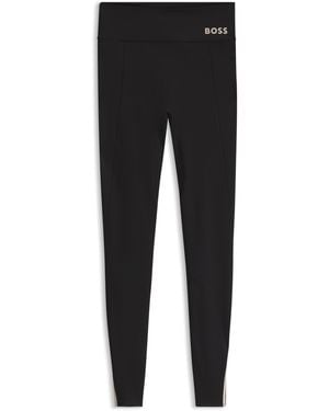 BOSS Active Leggings Mit Feuchtigkeitsregulierung - Schwarz