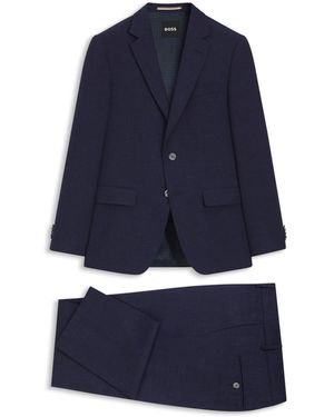 BOSS Two-Piece Slim-Fit Suit - Blue