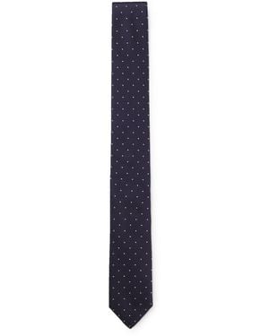 HUGO Italian-Made Tie - Blue