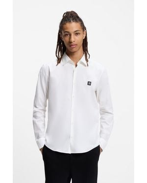HUGO Slim-Fit Shirt - White