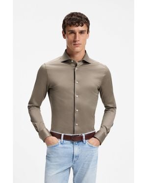 BOSS Slim-Fit Shirt - Grey