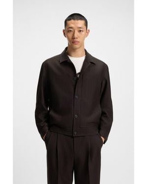 HUGO Slim-Fit Jacket - Black