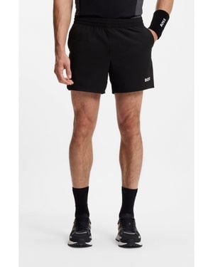 BOSS Active Tennis Shorts - Black