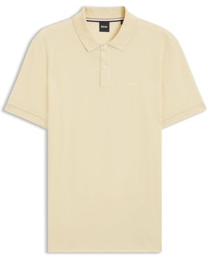 BOSS Pallas Polo Shirt - Natural