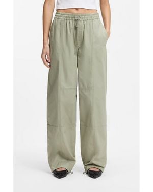 HUGO Wide-Leg Trousers - Green