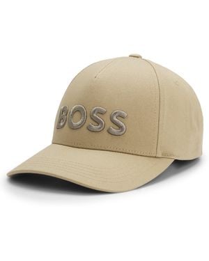BOSS Khaki Men's Hats And Gloves - Natural