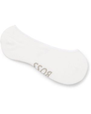 BOSS Two-Pack Of Invisible Socks - White