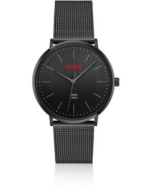 HUGO #Style 3H All- Watch With Mesh Bracelet - Black