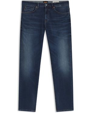 BOSS Regular-Fit Maine-Jeans Van Blauw Soft-Motion Denim