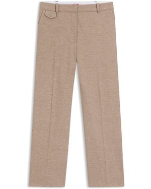 HUGO Relaxed-Fit Hose Aus Elastischem Gewebe - Natur