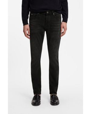 BOSS Delaware Slim-Fit Jeans - Black