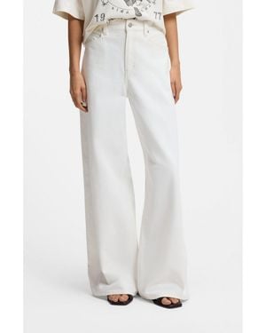 BOSS Relaxed-Fit Jeans - White