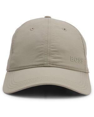 BOSS Cap Mit Uv-Schutz Und Logo - Grau