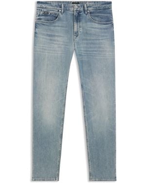 BOSS Regular-Fit Maine-Jeans Van Comfortabel Blauw Stretchdenim