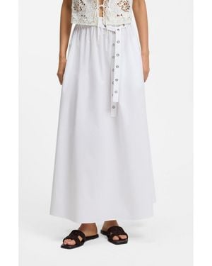 BOSS Maxi Skirt - White