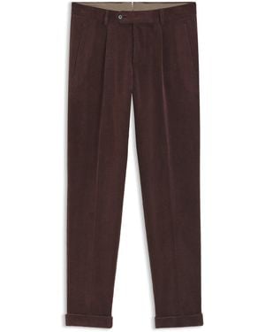 BOSS Tapered-Fit Cord-Hose Aus Baumwoll-Mix - Braun