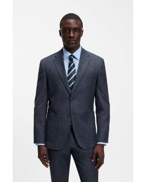 BOSS Regular-Fit Suit Jacket - Blue