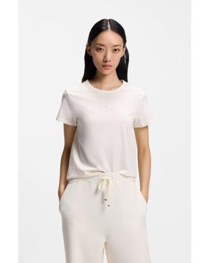 BOSS White Women's T-shirts Size L