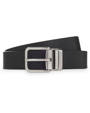 BOSS Wendbarer Businessgürtel Aus Italienischem Leder - Schwarz