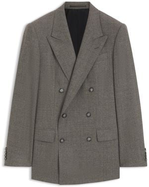 BOSS By Beckham Americana Slim Fit De Lana Virgen - Gris