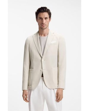 BOSS Slim-Fit Blazer - Natural
