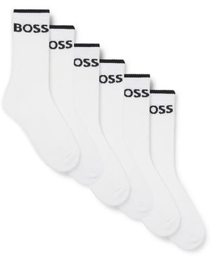 BOSS Boss Sportive Quarter Socks - White