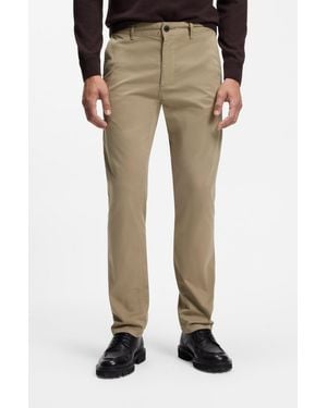 BOSS Slim-Fit Pants - Natural