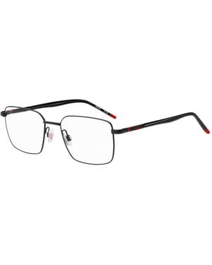 HUGO Metal Optical Frames With Tubular Temples - Black