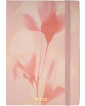 BOSS Carnet A5 À Imprimé Floral - Rose