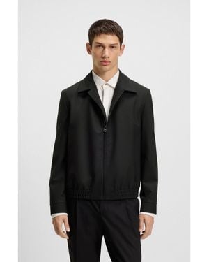 HUGO Slim-Fit Jacket - Black