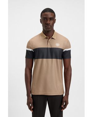 BOSS Beige Men's Polo Shirts Size M - Natural