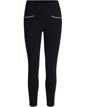 BOSS Equestrian Slim-Fit Breeches With Full Grip - Black