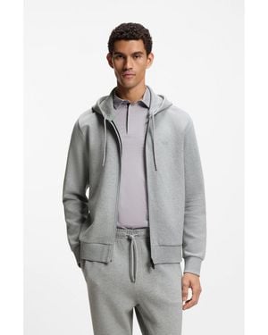 BOSS Zip-Up Hoodie - Grey